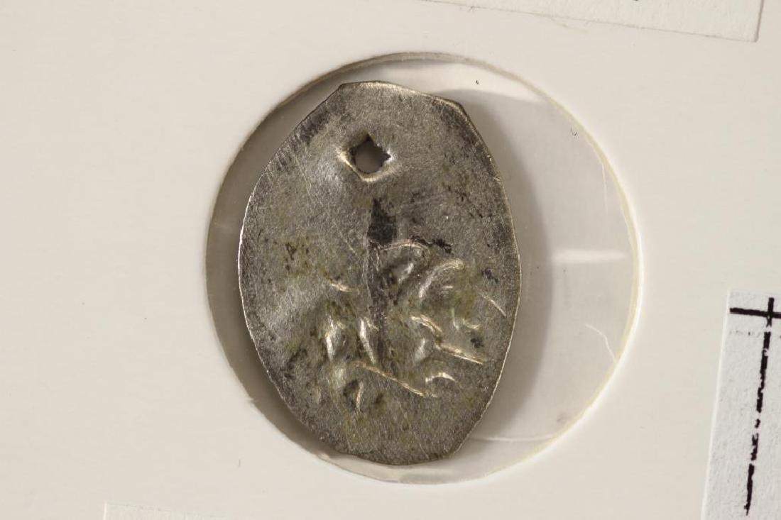 1453 A.D. SILVER AKCE POST CONQUEST OF BYZANTINE: EMPIRE, COINAGE OF THE OTTOMAN EMPIRE