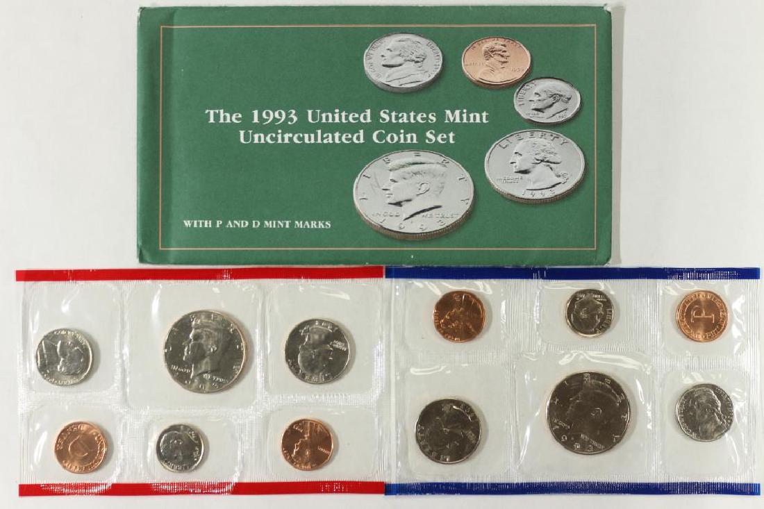 1993 US MINT SET (UNC) P/D (WITH ENVELOPE) (1 of 2)