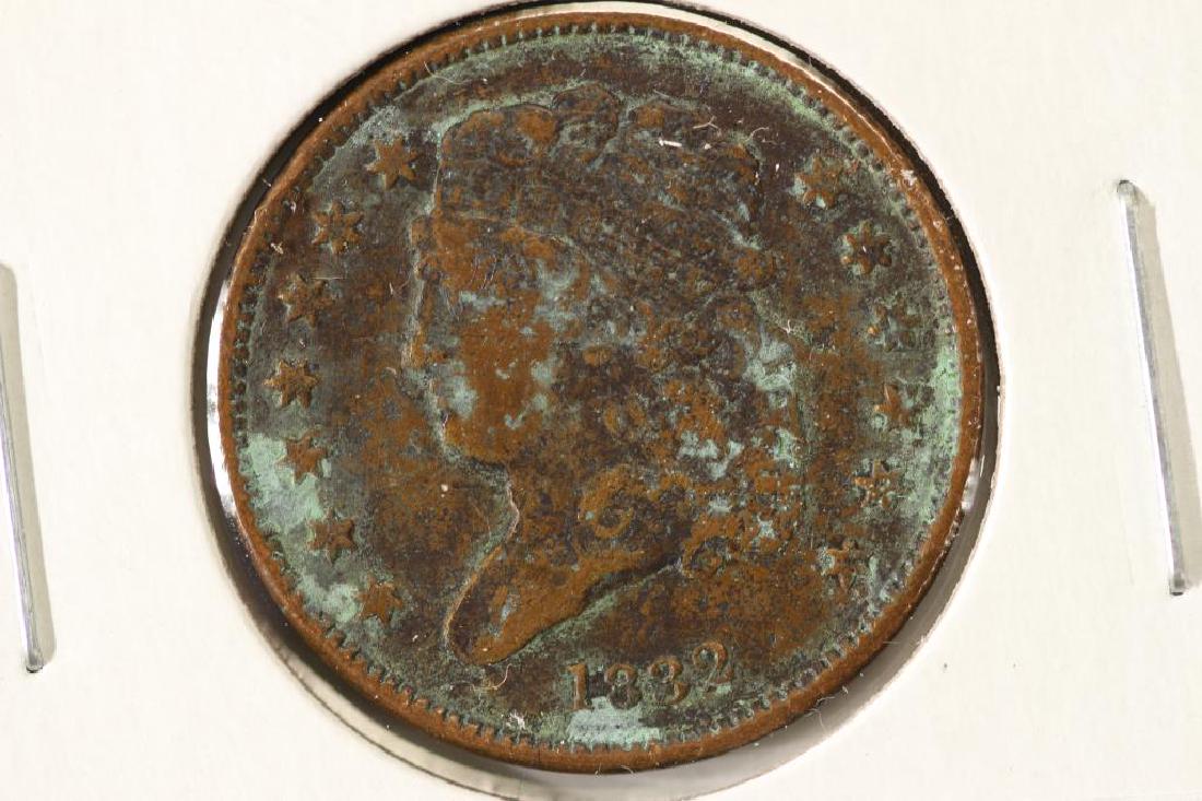 1832 US HALF CENT WITH VIRDIGRIS (1 of 2)