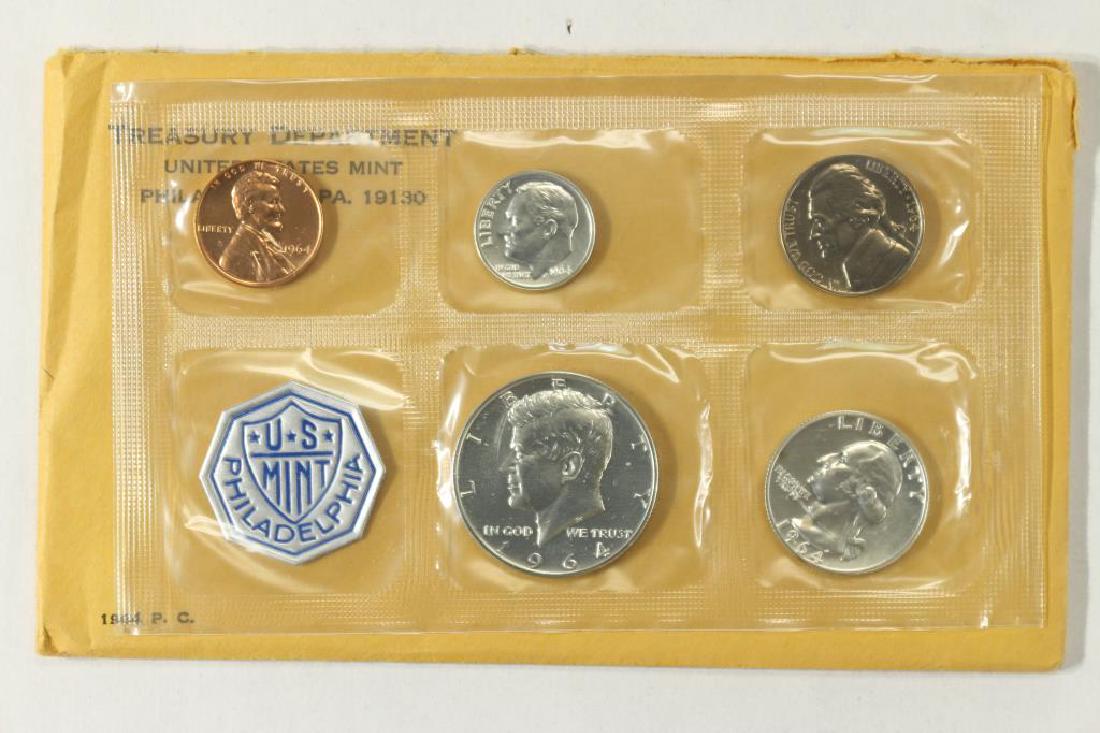 1964 US SILVER PROOF SET (WITH ENVELOPE) (1 of 2)