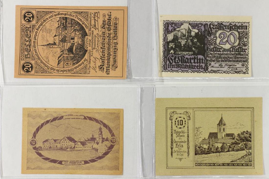 4 ASSORTED GERMAN NOTGELDS 2-10 & 2-20 HELLERS (1 of 2)
