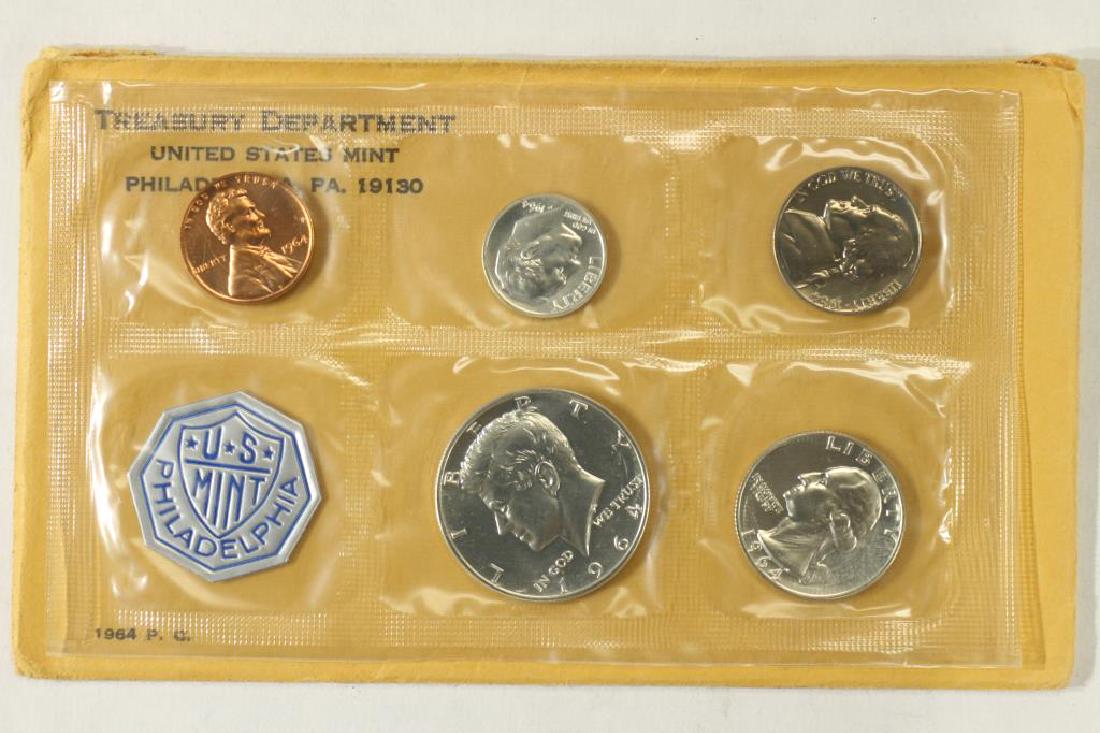1964 US SILVER PROOF SET (WITH ENVELOPE) (1 of 2)