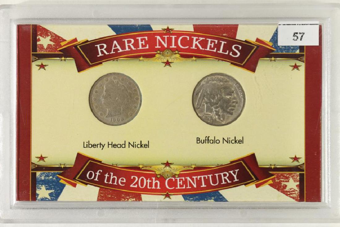 RARE NICKELS OF THE 20TH CENTURY SET CONTAINS: (1 of 2)