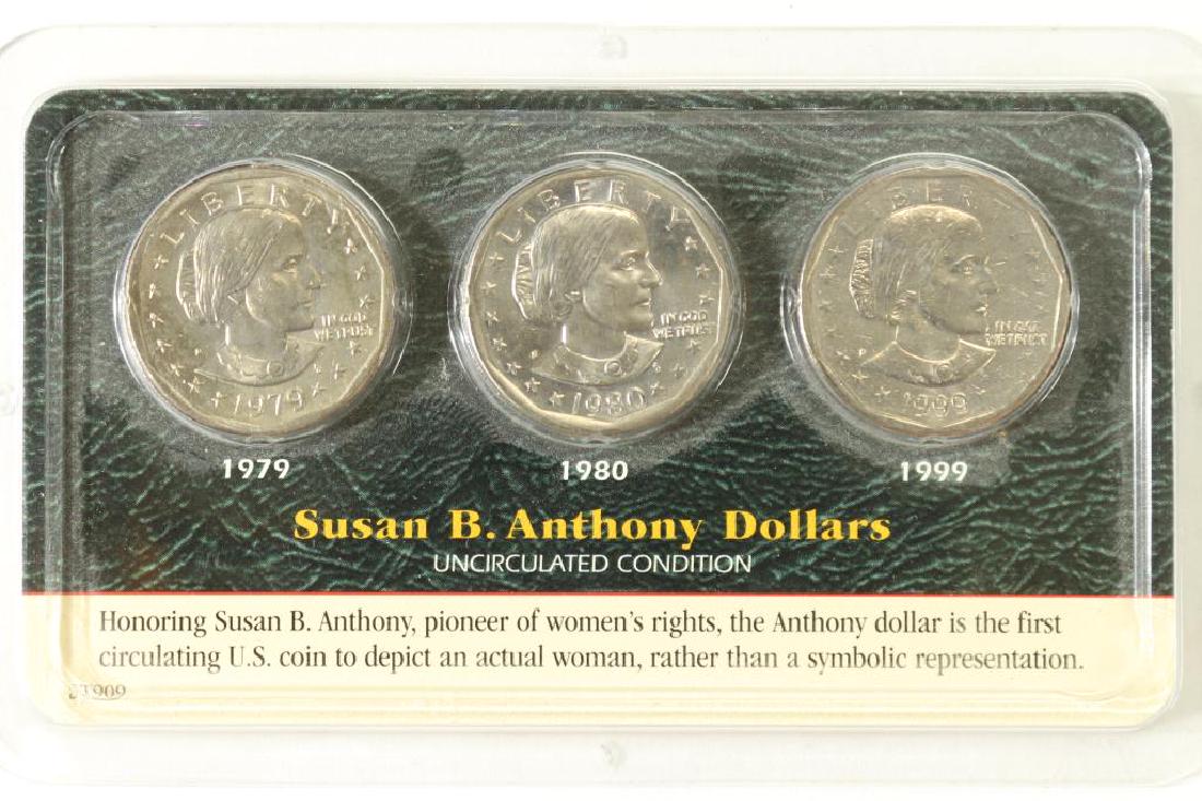 1979,1980 & 1999 SBA DOLLARS UNC (1 of 2)