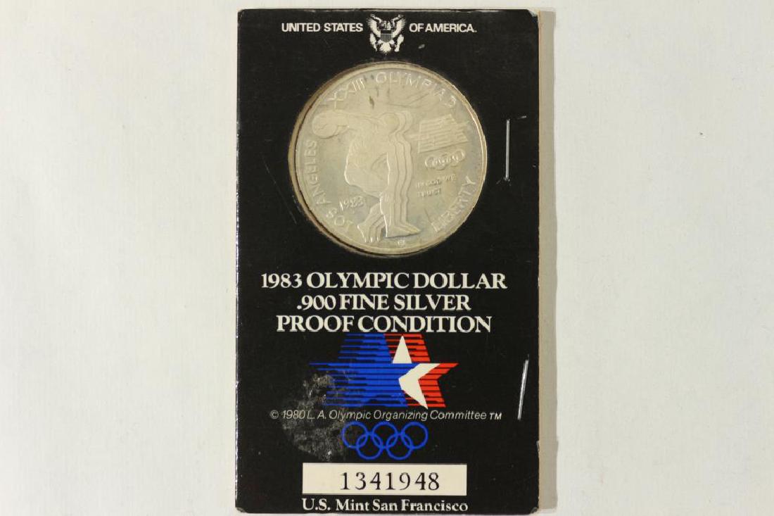 1983-S OLYMPIC SILVER DOLLAR PROOF (1 of 2)