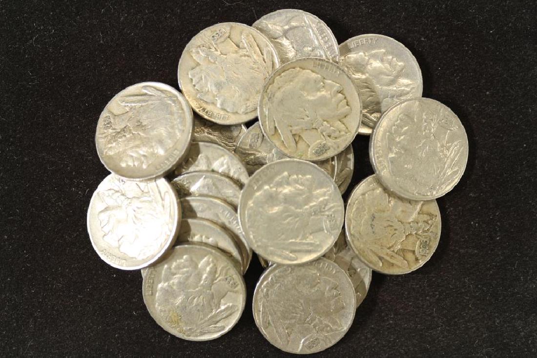 20-ASSORTED FULL DATE 1930'S BUFFALO NICKELS (1 of 1)
