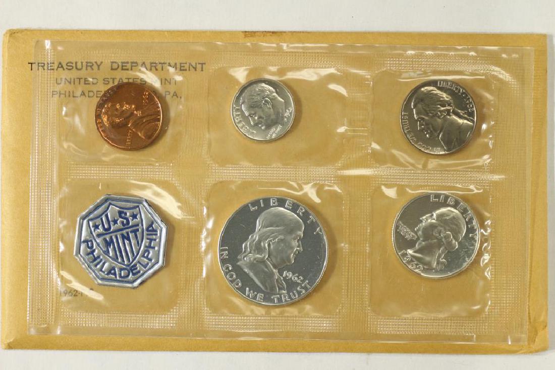 1962 US SILVER PROOF SET (WITH ENVELOPE) (1 of 2)