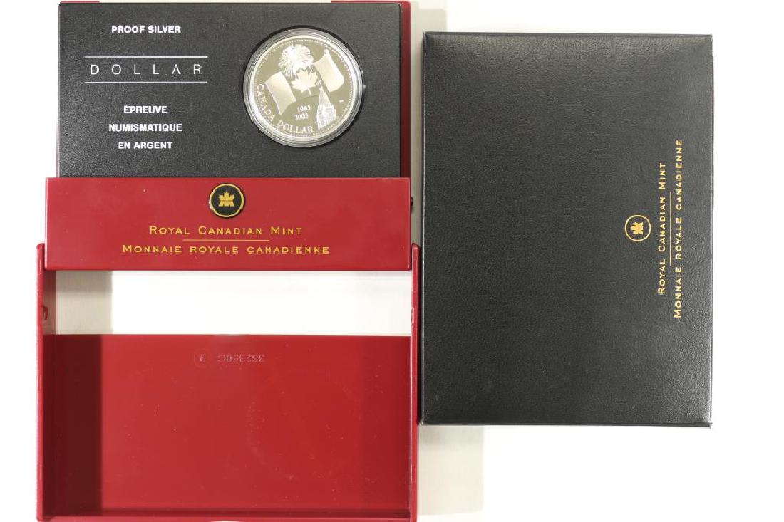 2005 CANADA PROOF SILVER DOLLAR "PRIDE IS IN THE (1 of 2)