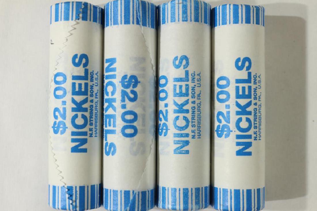 4-$2 ROLLS OF 2011-P & D JEFFERSON NICKELS BU (1 of 1)