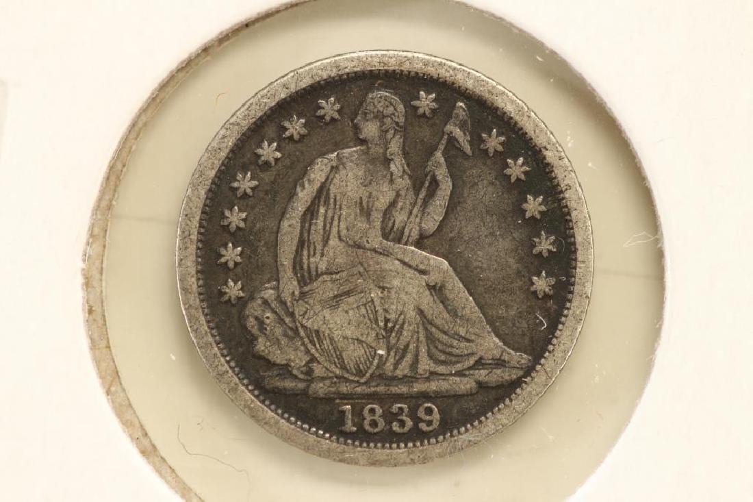 1839-O SEATED LIBERTY HALF DIME (1 of 2)