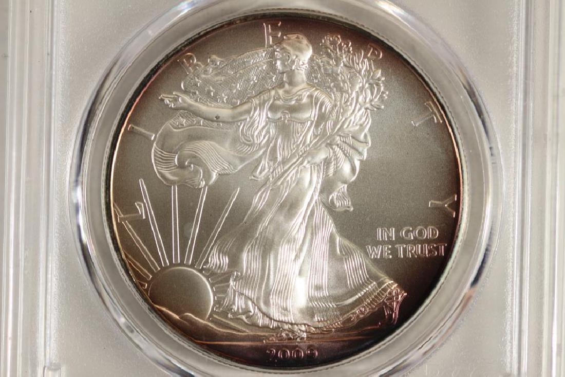 2009 AMERICAN SILVER EAGLE PCGS MS68 (1 of 3)