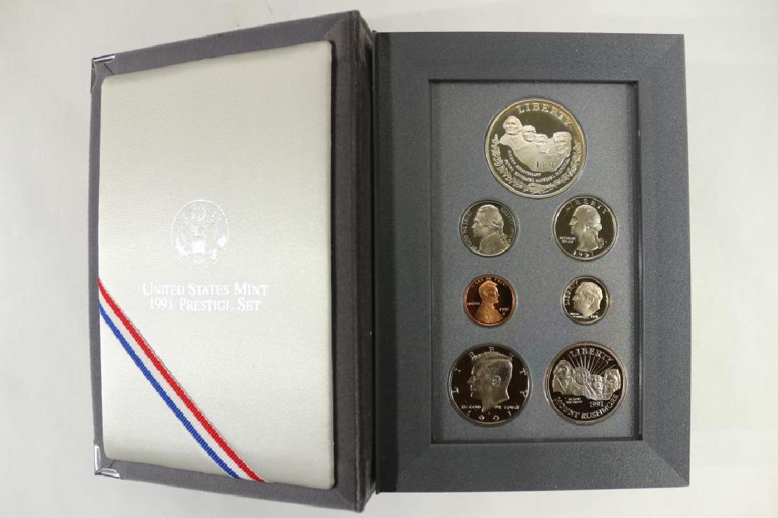 1991 US PRESTIGE PROOF SET MT. RUSHMORE (1 of 3)