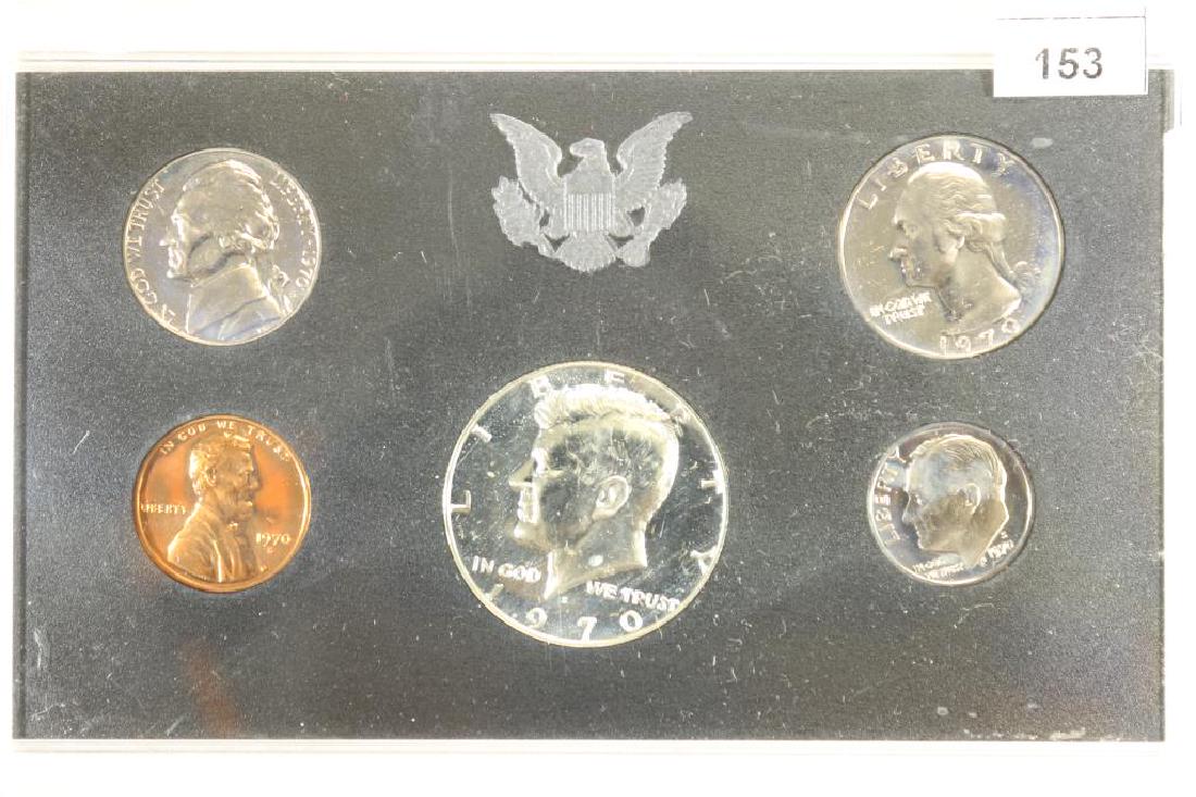 1970 US PROOF SET WITHOUT BOX, 40% SILVER JFK HALF (1 of 2)
