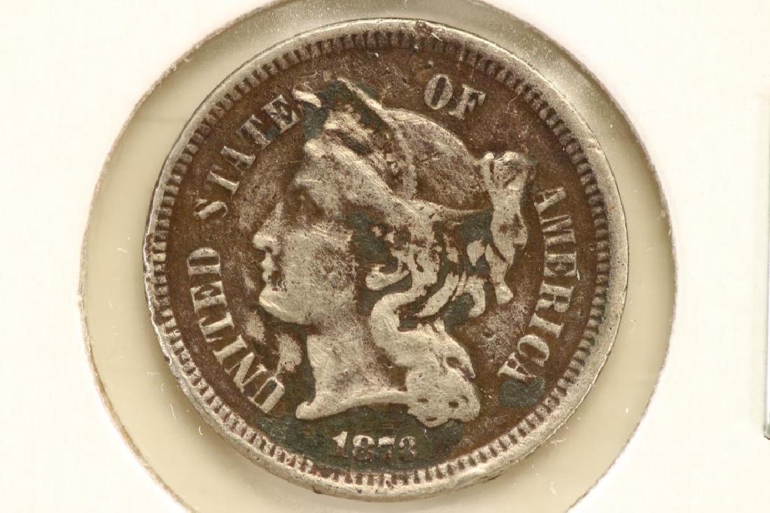 1873 THREE CENT PIECE (NICKEL) (1 of 2)