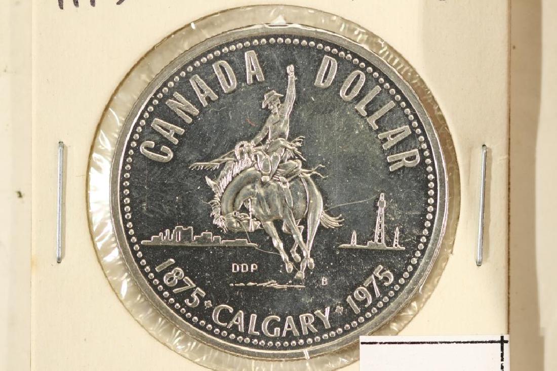 1975 CANADA CALGARY SILVER DOLLAR BRILLIANT UNC (1 of 2)