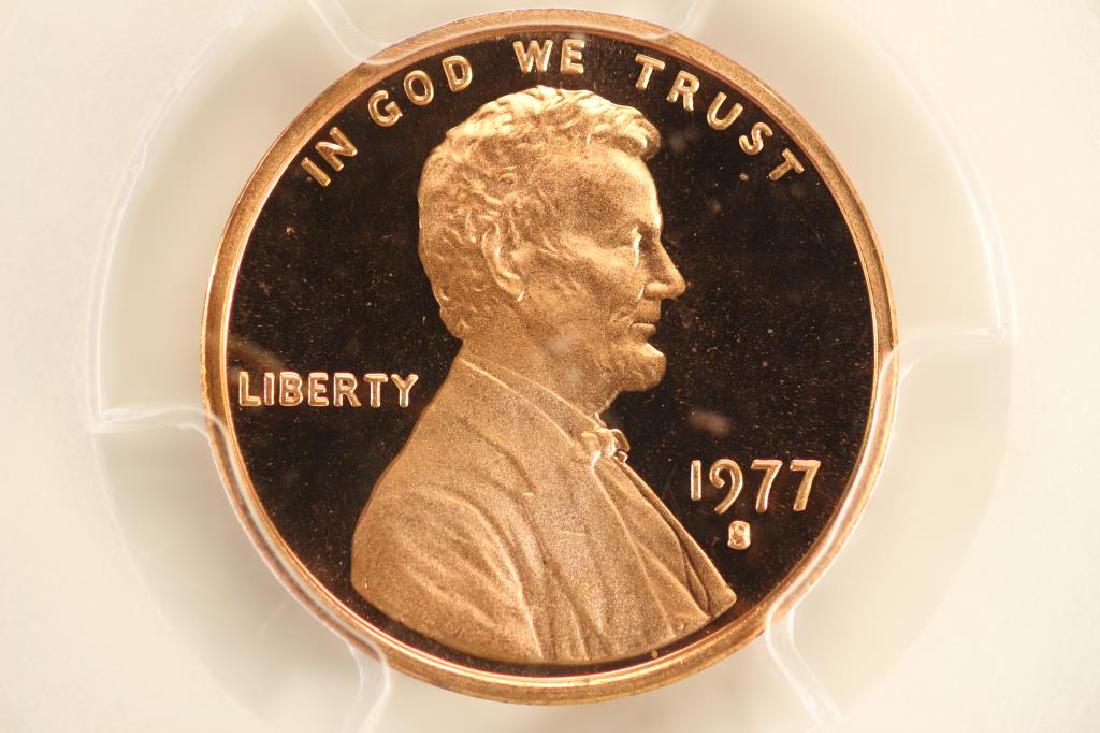 1977-S LINCOLN CENT PCGS PR69RD DCAM (1 of 3)