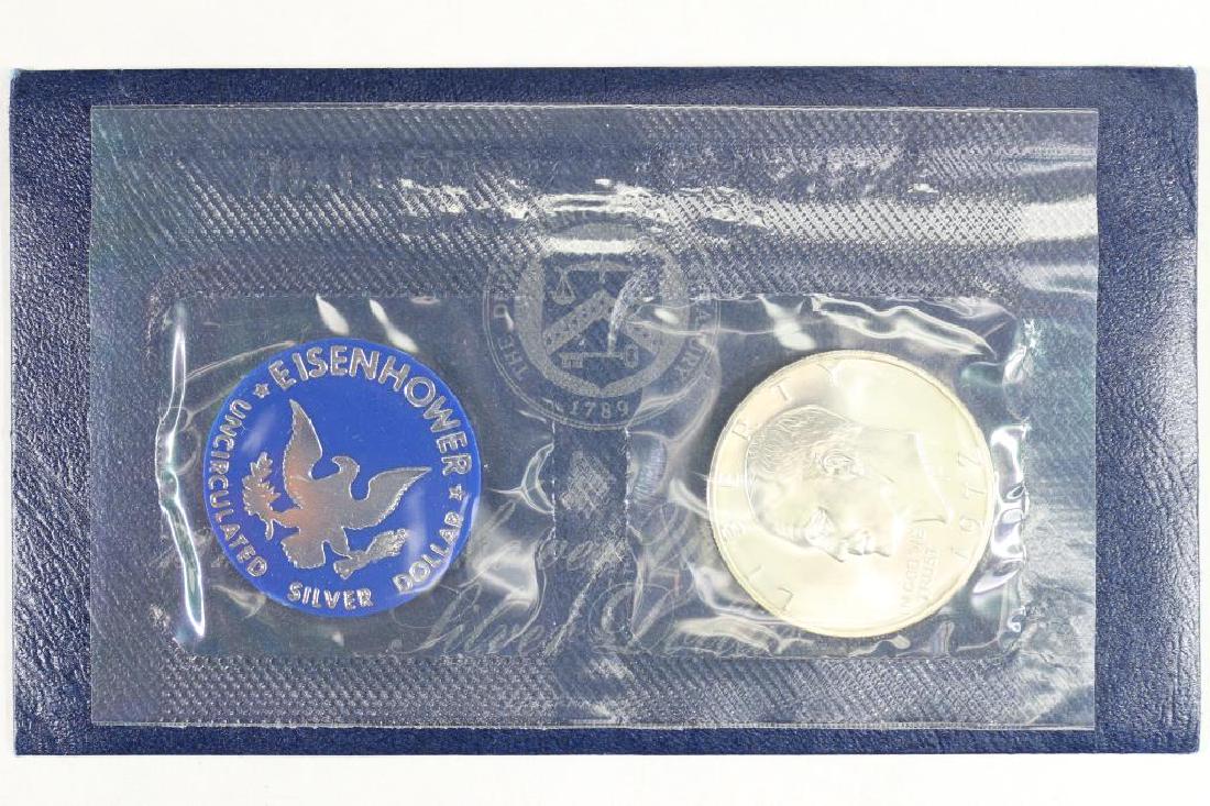 1972-S  IKE SILVER DOLLAR UNCIRCULATED (BLUE PACK) (1 of 2)