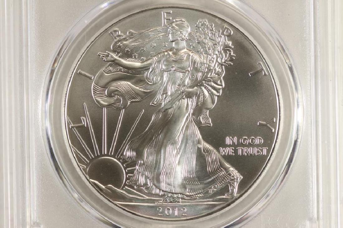 2012 AMERICAN SILVER EAGLE PCGS MS69 (1 of 3)