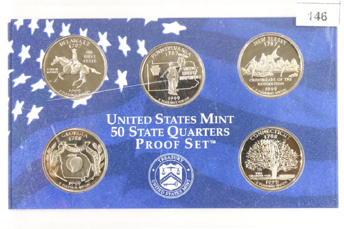 1999 US 50 STATE QUARTERS PROOF SET NO BOX (1 of 2)