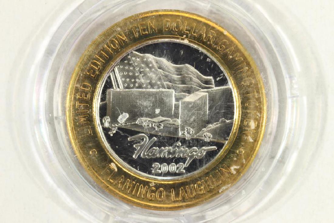 CASINO $10 SILVER TOKEN (UNC) 2002 FLAMINGO (1 of 2)