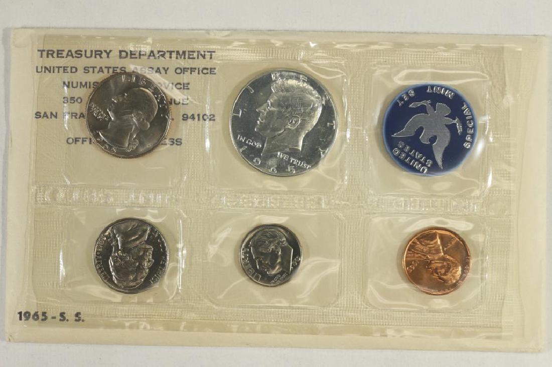 1965 US SPECIAL MINT SET WITH ENVELOPE (1 of 2)