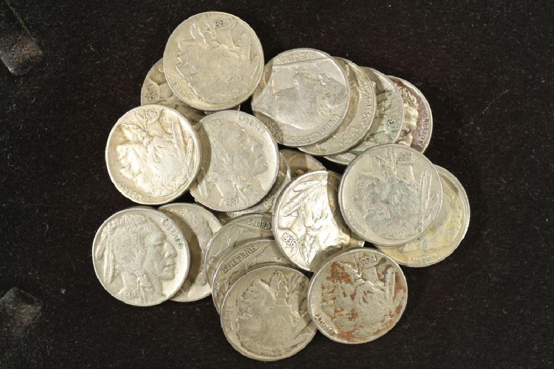 20 ASSORTED FULL DATE 1930'S BUFFALO NICKELS (1 of 1)
