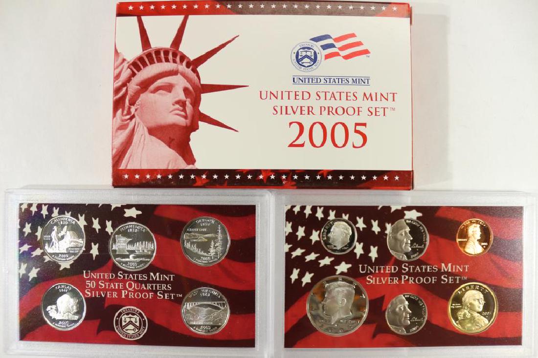 2005 US SILVER PROOF SET (WITH BOX) (1 of 2)