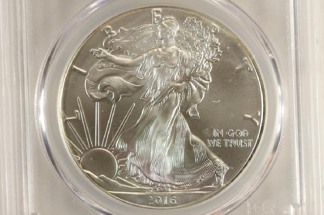 2016 AMERICAN SILVER EAGLE PCGS MS69 30TH (1 of 3)
