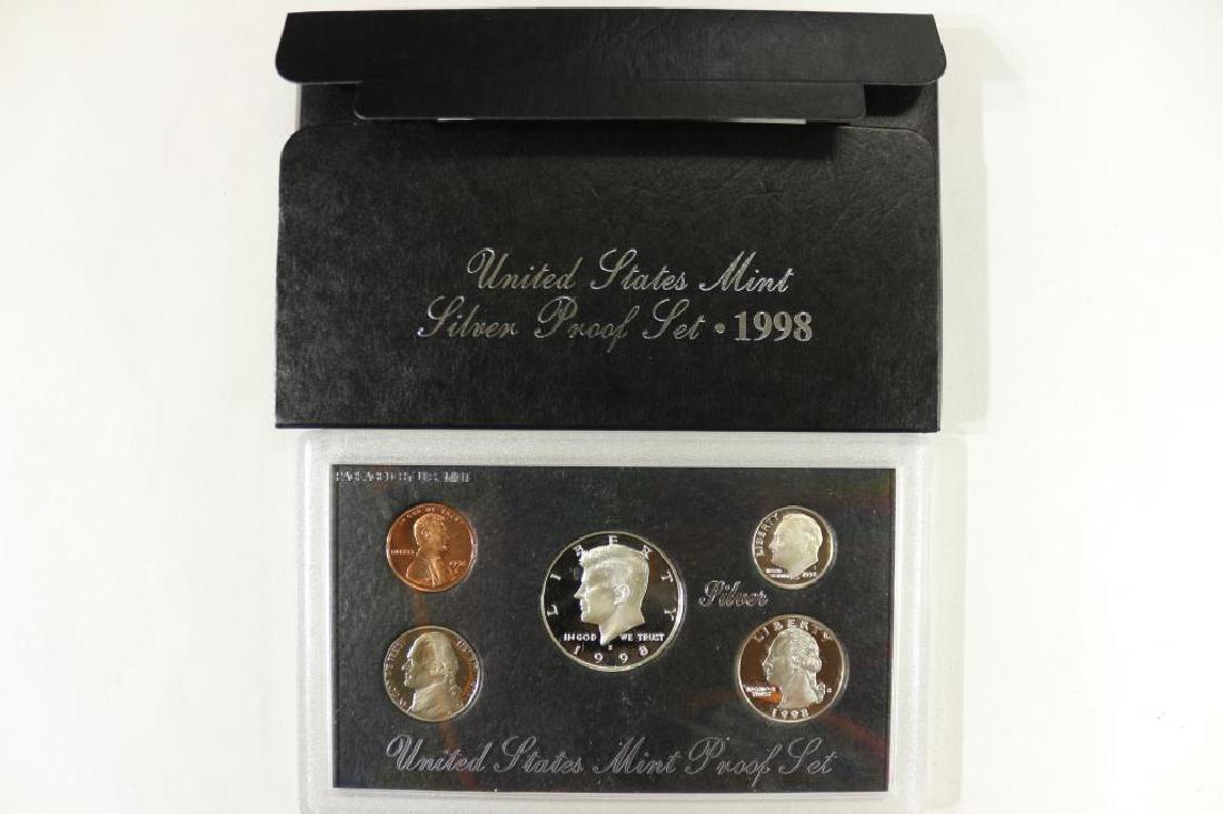 1998 US SILVER PROOF SET (WITH BOX) (1 of 2)