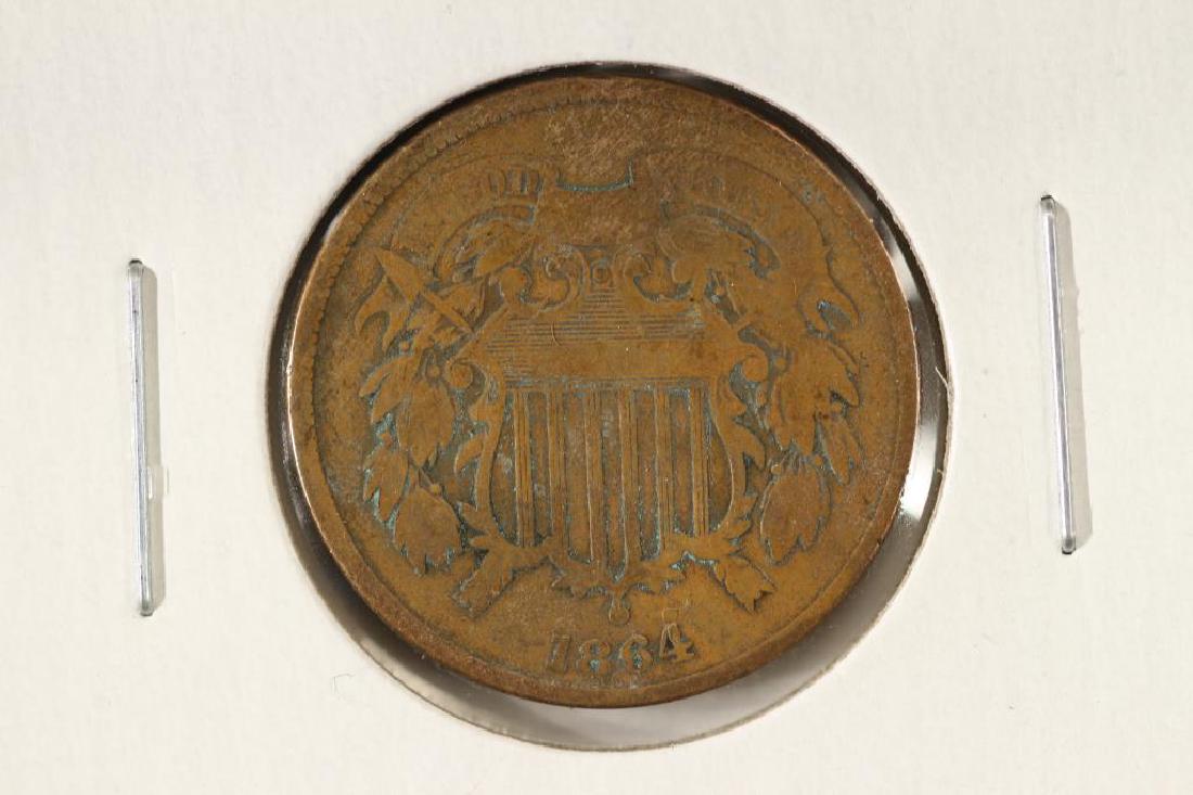 1864 US TWO CENT PIECE: SEE TITLE.