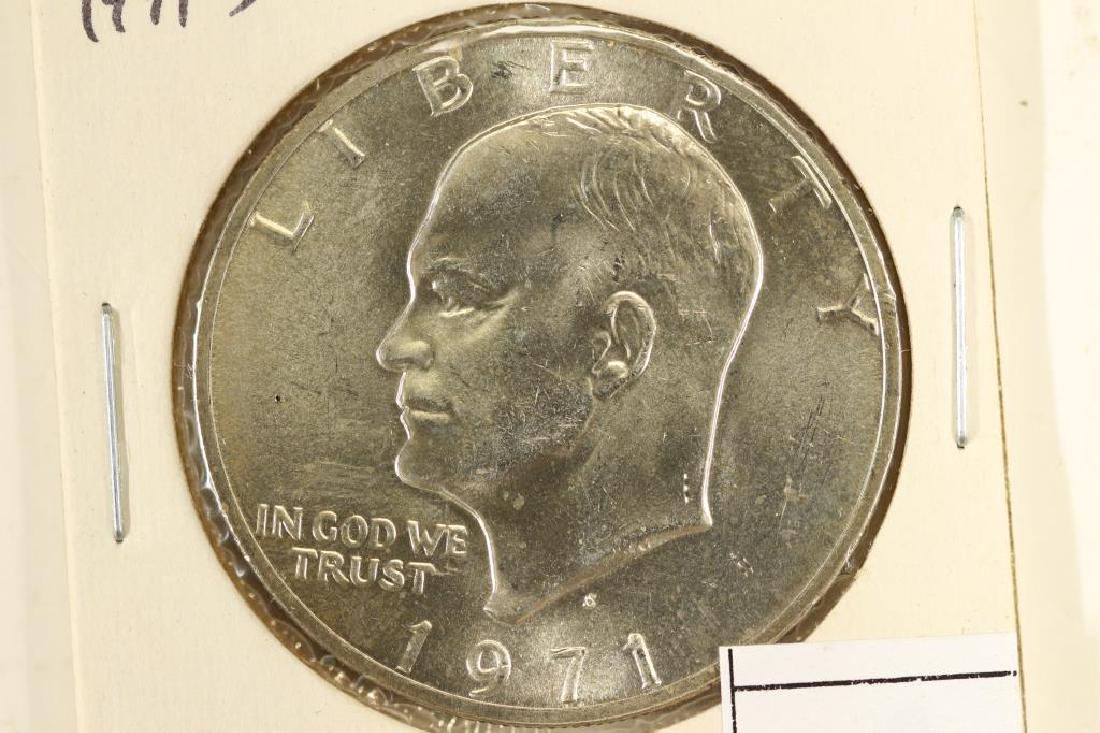 1971-S IKE SILVER DOLLAR BRILLIANT UNC (1 of 2)