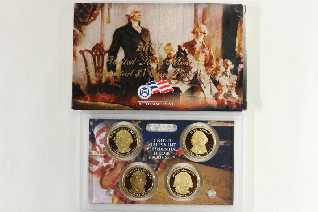 2007 PRESIDENTIAL DOLLAR PROOF SET WITH BOX (1 of 2)