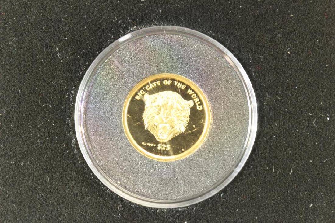 2001 REPUBLIC OF SIERRA LEONE $25 GOLD PROOF (1 of 4)