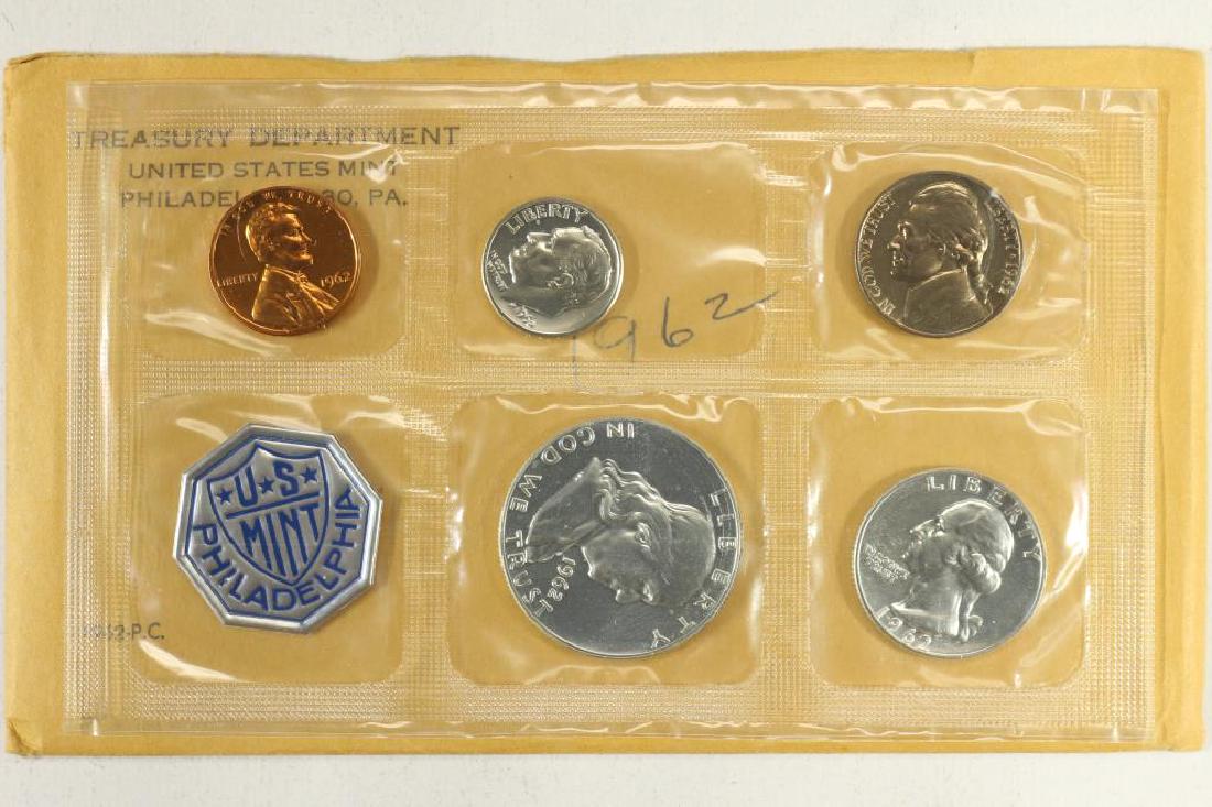 1962 US SILVER PROOF SET (WITH ENVELOPE) (1 of 2)