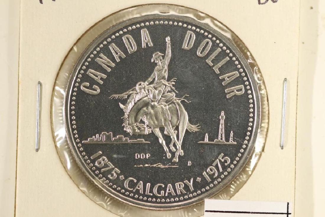 1975 CANADA CALGARY SILVER DOLLAR .3750 OZ. ASW (1 of 2)