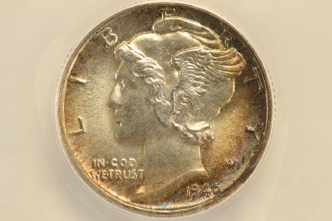 1940 MERCURY DIME ANACS MS64 FSB (1 of 3)