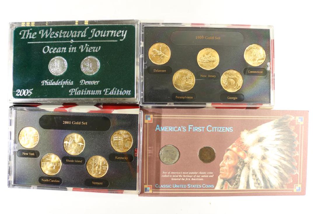 4 US COIN SETS 2005 WESTWARD JOURNEY NICKELS, (1 of 2)