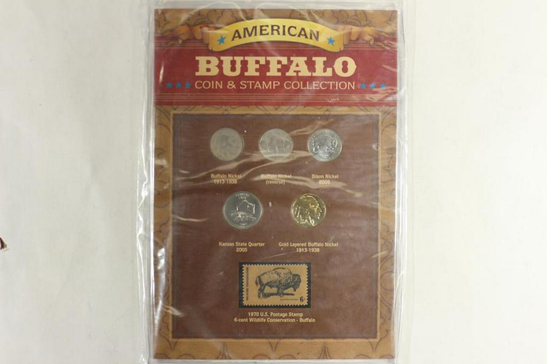AMERICAN BUFFALO COIN & STAMP COLLECTION  AS SHOWN (1 of 2)