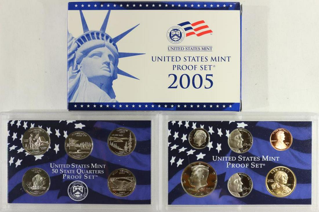 2005 US PROOF SET (WITH BOX) (1 of 2)
