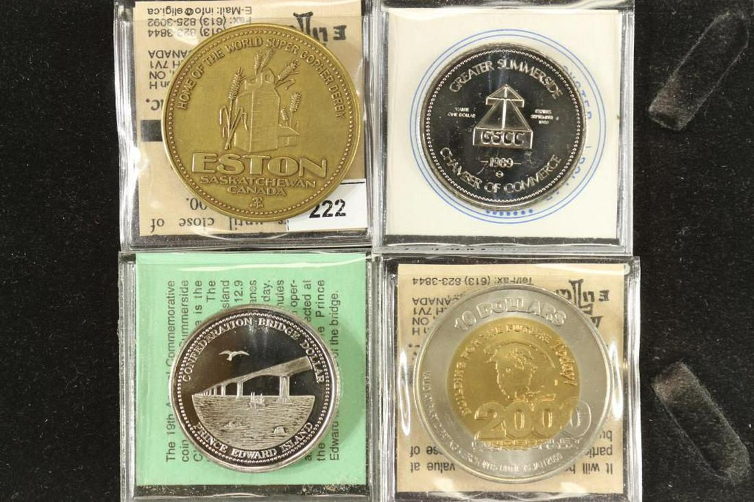 4 ASSORTED CANADA TRADE DOLLARS BRILLIANT UNC (1 of 2)