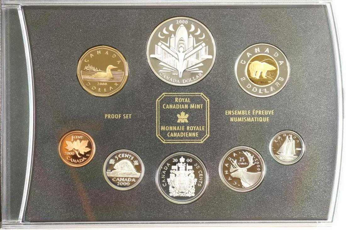 2000 CANADA PROOF SET 8 COINS (1 of 3)