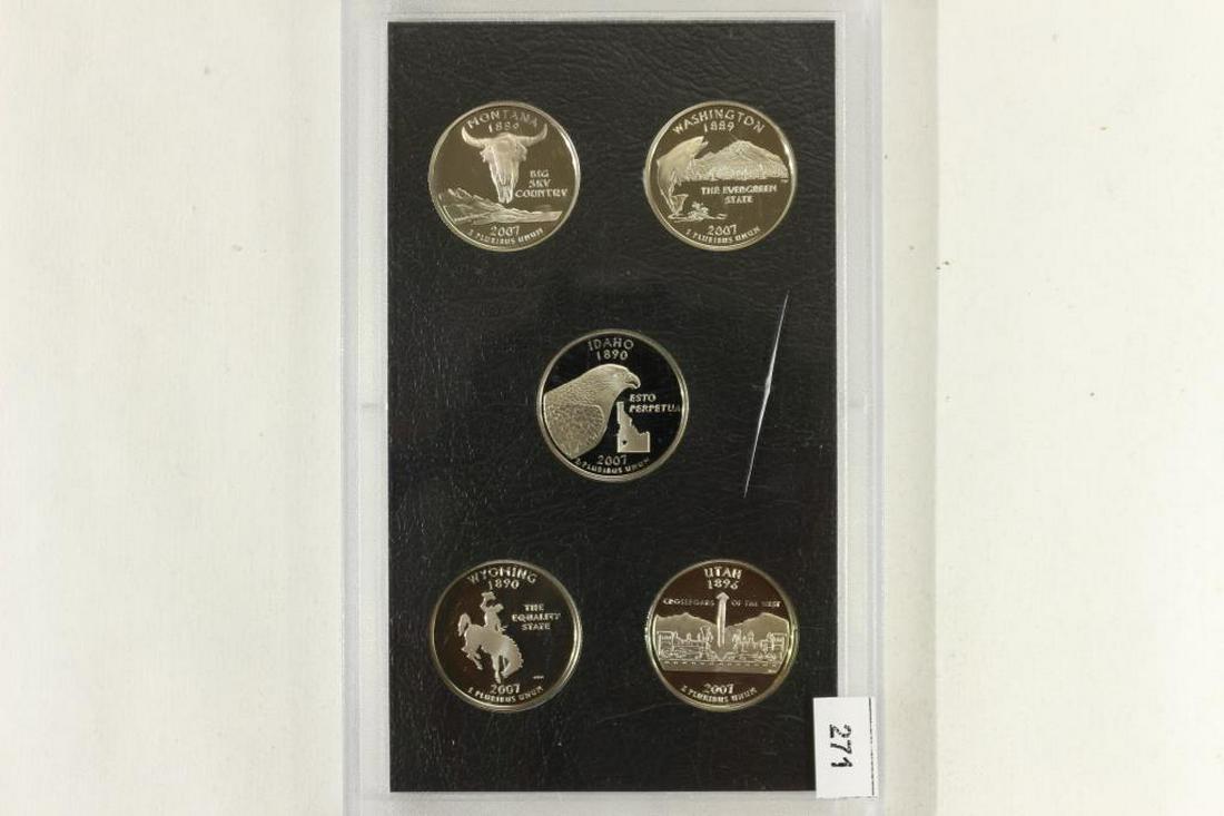 2007 US 50 STATE QUARTERS PROOF SETS NO BOX (1 of 2)