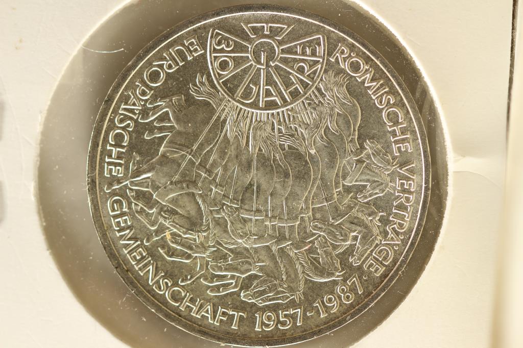 1987 GERMAN SILVER 10 MARKS BRILLIANT UNC (1 of 2)
