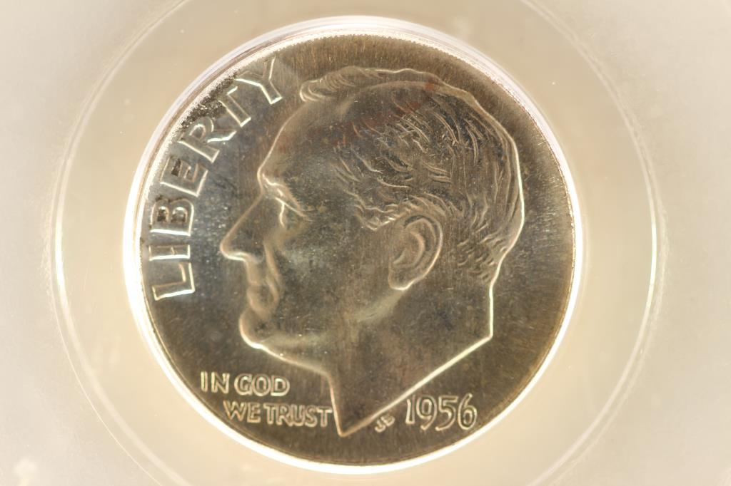 1956 SILVER ROOSEVELT DIME PCGS MS66 (1 of 3)