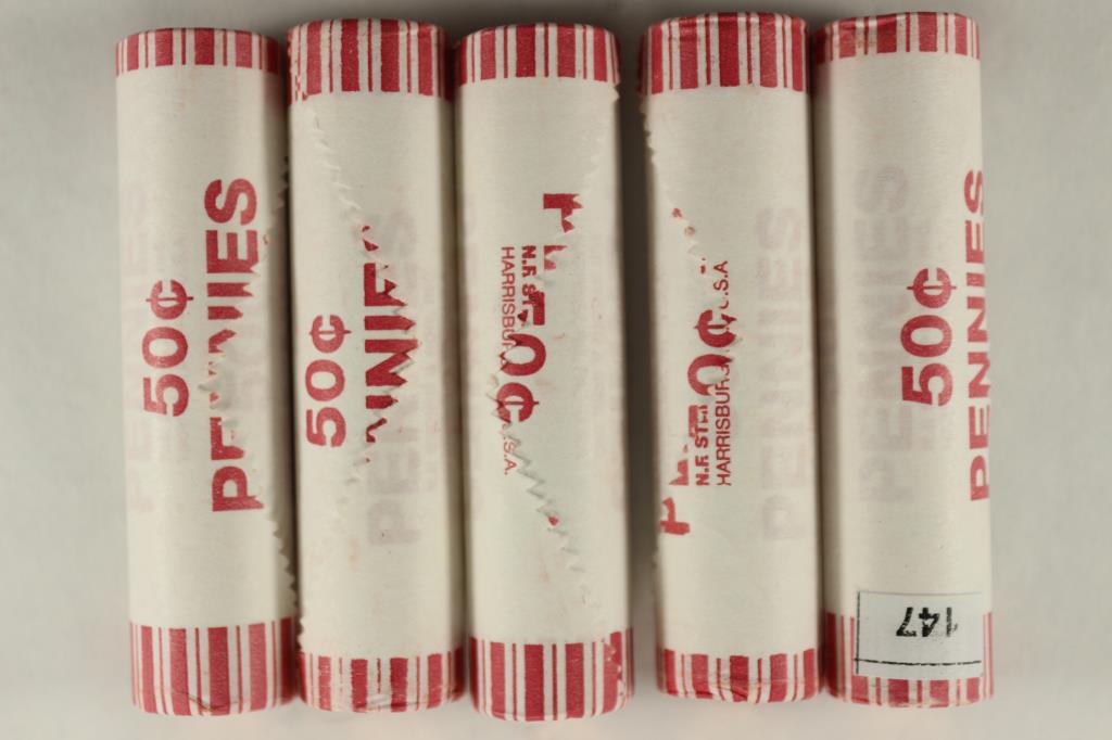 5-50 CENT ROLLS OF 2009-P FORMATIVE YEARS (1 of 1)
