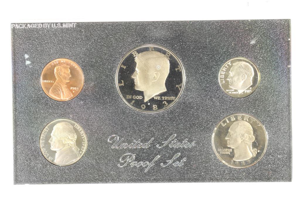 1983 US PROOF SET (WITHOUT BOX) (1 of 2)