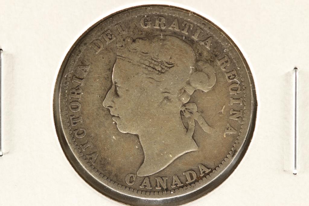 1891 CANADA SILVER 25 CENTS (1 of 2)