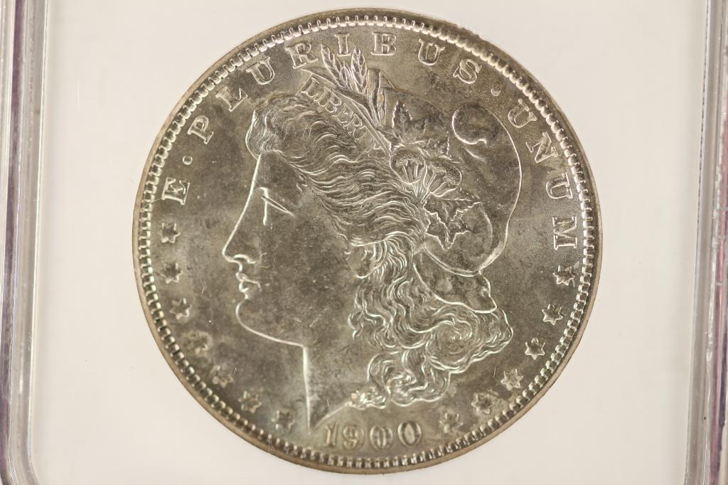 1900 MORGAN SILVER DOLLAR NGC MS62 (1 of 3)