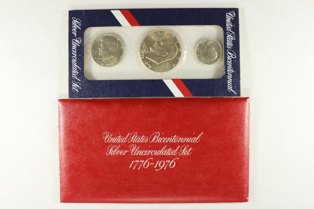 1976 US BICENTENNIAL SILVER UNC SET (1 of 2)