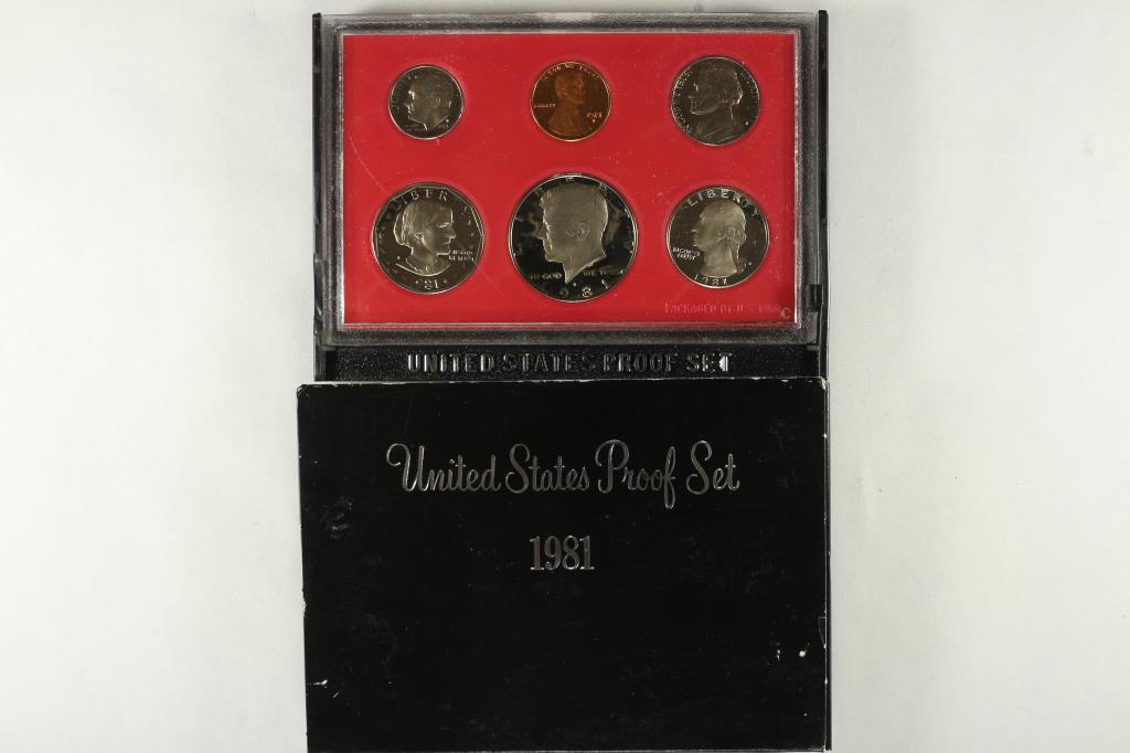 1981 US PROOF SET (WITH BOX) (1 of 2)